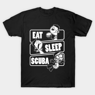 Eat Sleep Scuba diving - Ocean diver gift design T-Shirt